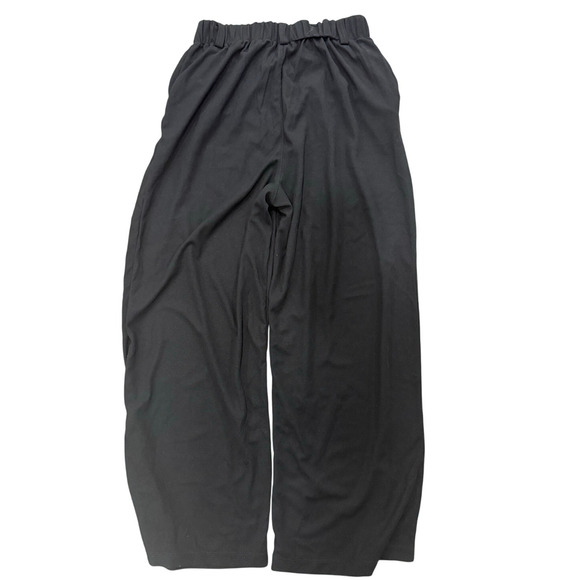 Halara Flex Wide Leg Waffle Stretch Casual Work Pants Black S Petite - Picture 3 of 6